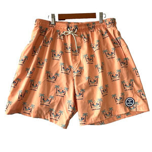 Life is Good Mens Board Swim Shorts Size L Lined Trunks Hammock Tropical